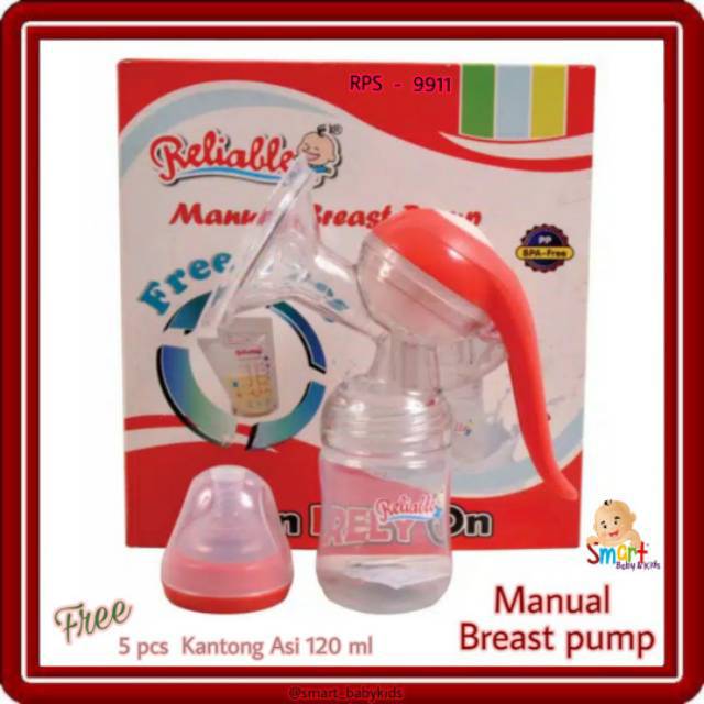 Jual Reliable Manual Breast Pump Alat Pompa Susu Asi Rps