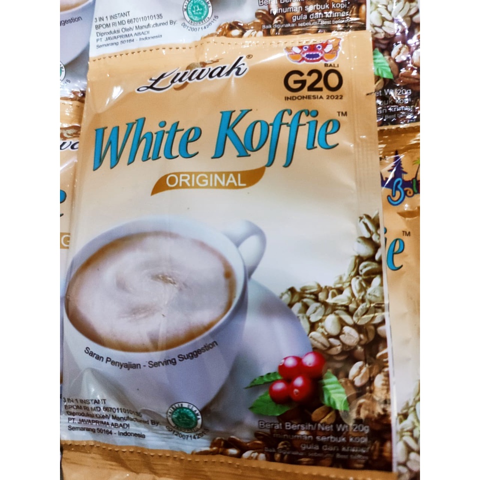 Jual Kopi Luwak White Coffe Renceng Pcs Shopee Indonesia