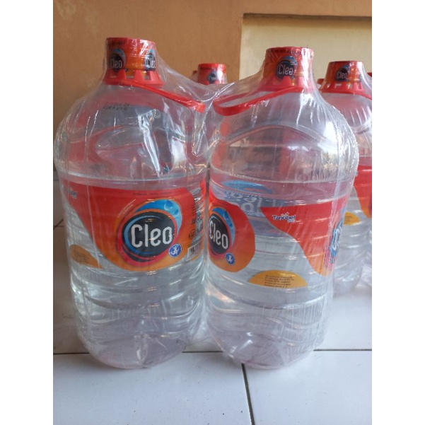 Jual Cleo Mini Galon Kemasan Liter Cleo Liter Grab Dan Gojek