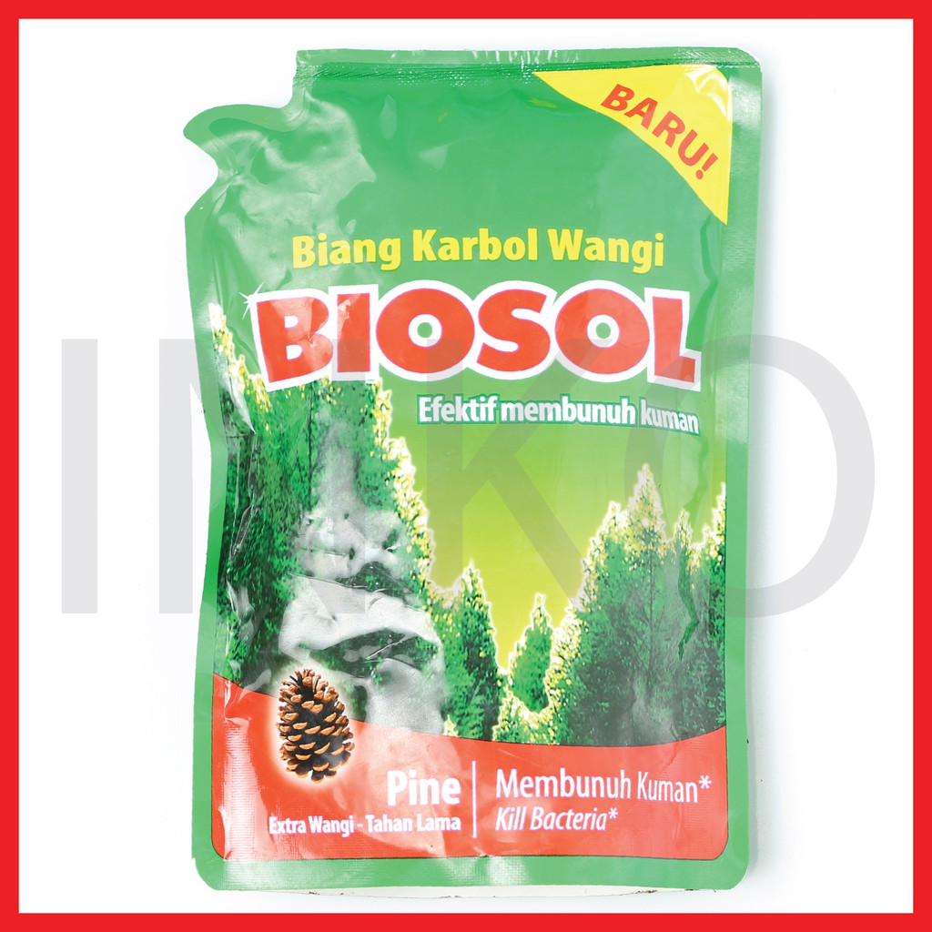 Jual Biosol Biang Karbol Wangi Pine Efektif Membunuh Kuman Pouch Ml