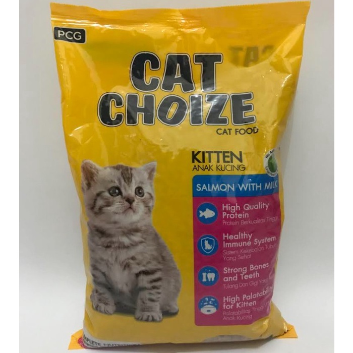 Jual Cat Choize Kitten Salmon With Milk Kg Makanan Kucing Kering