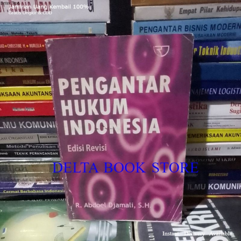 Jual Pengantar Hukum Indonesia Edisi Revisi By Abdoel Djamali Shopee