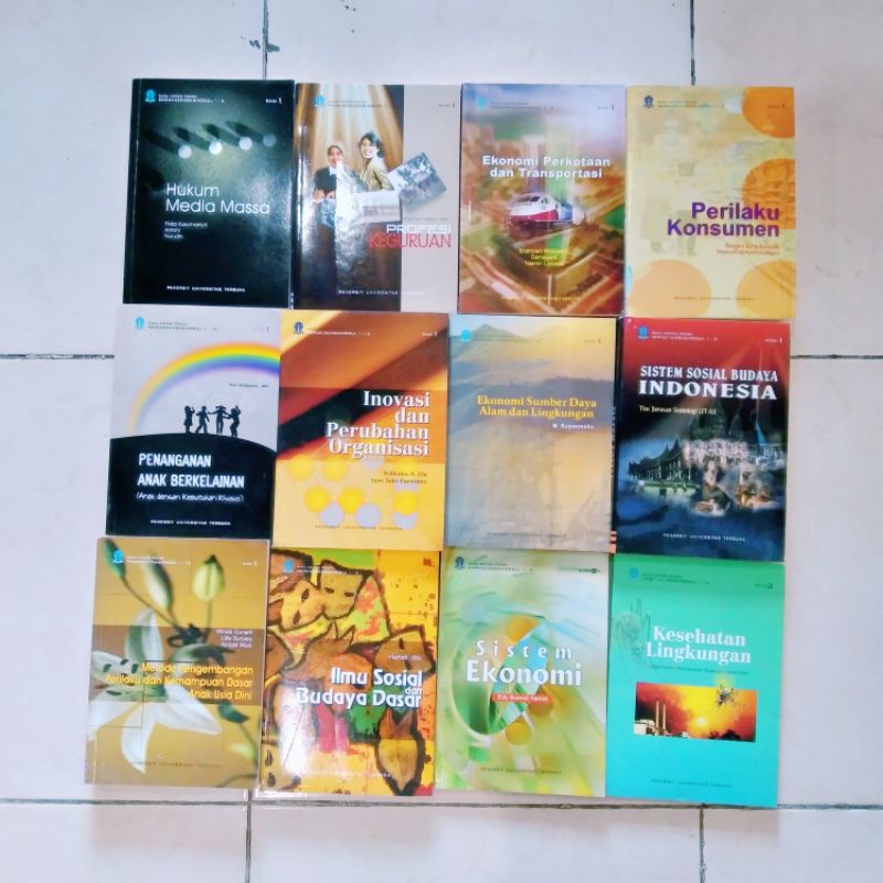 Jual Obral Buku Bacaan Perguruan Tinggi Kuliah Murah Ut