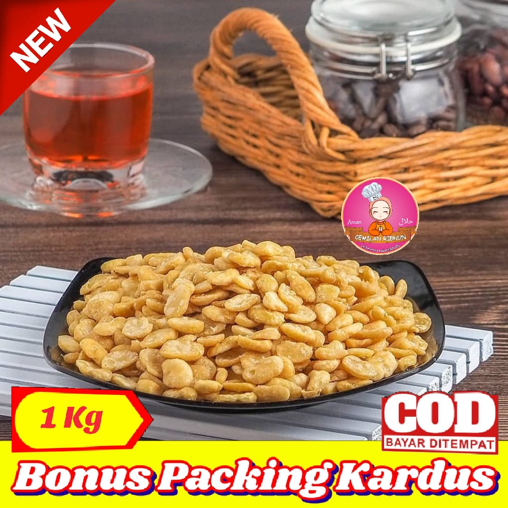 Jual Kg Kacang Koro Asin Kacang Merci Original Cemilan Ribhun