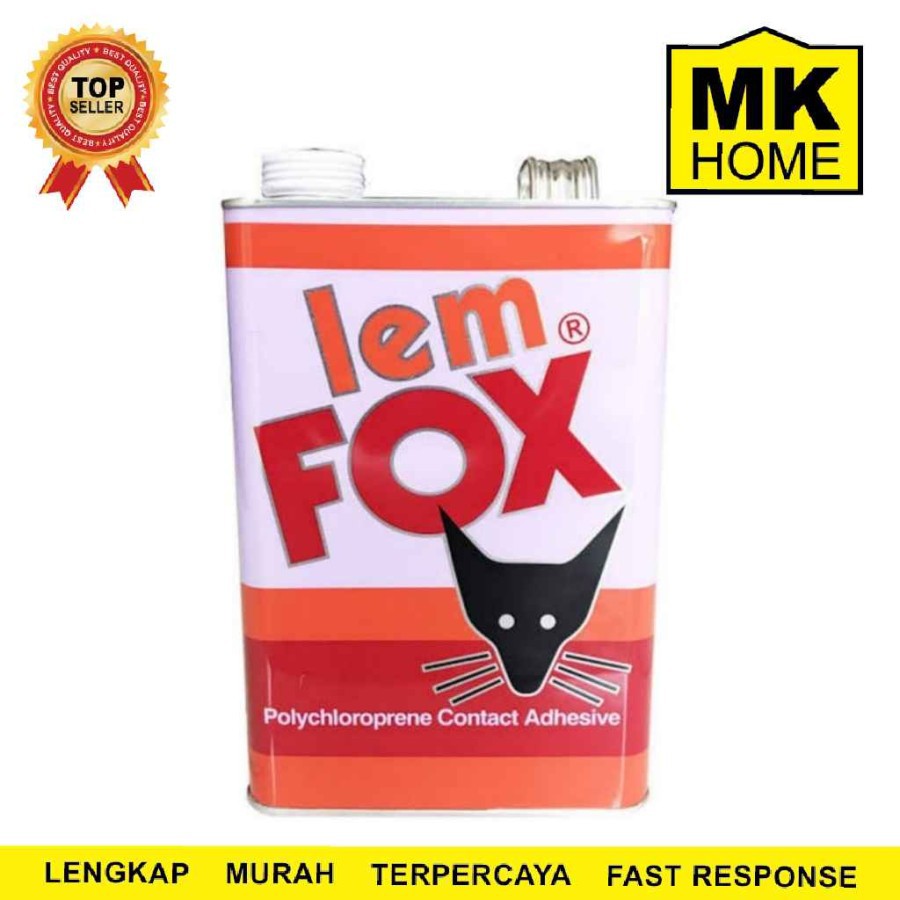 Jual Lem Fox Kuning Galon Besar Kg Lem Kayu Kulit Shopee Indonesia