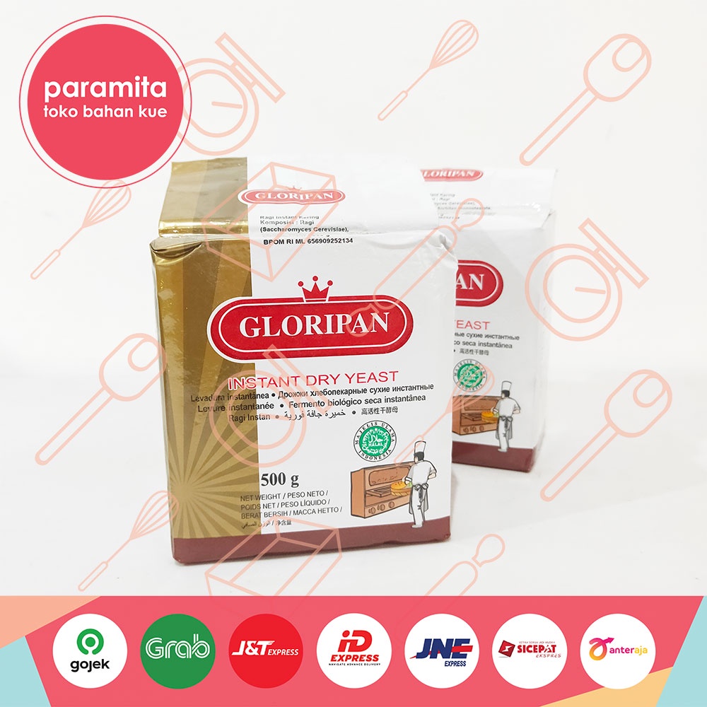 Jual Gloripan Angel Mauripan Instant Dry Yeast Ragi 500 Gr Shopee