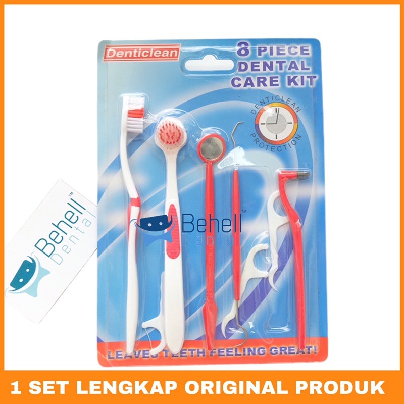 Jual Dental Care Kit Paket Pembersih Gigi Behel Isi Piece Sikat