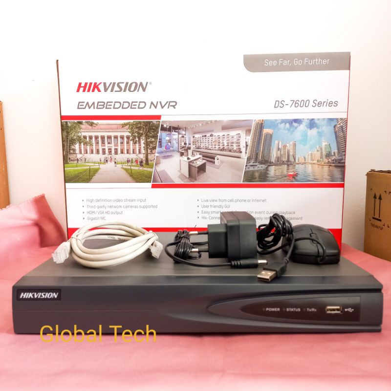 Jual NVR HIKVISION 8 CHANNEL DS 7608NI Q1 Shopee Indonesia