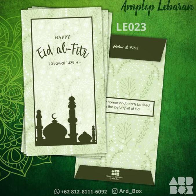 Jual Produk Unggulan Amplop Angpau Lebaran Idul Fitri Besar Custom