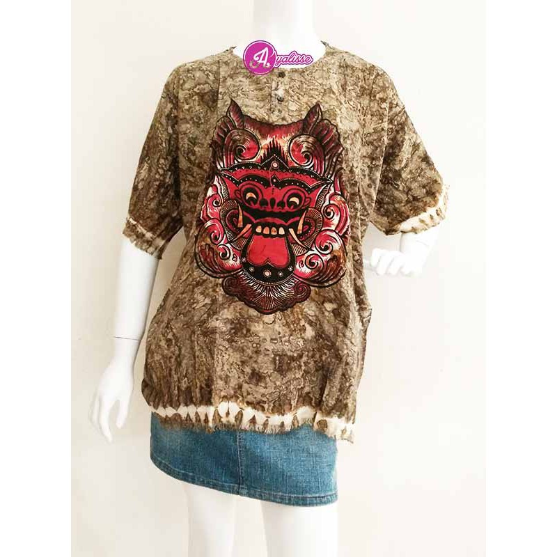 Jual Baju Barong Abstrak Kaos Barong Bercak Pria Wanita Shopee