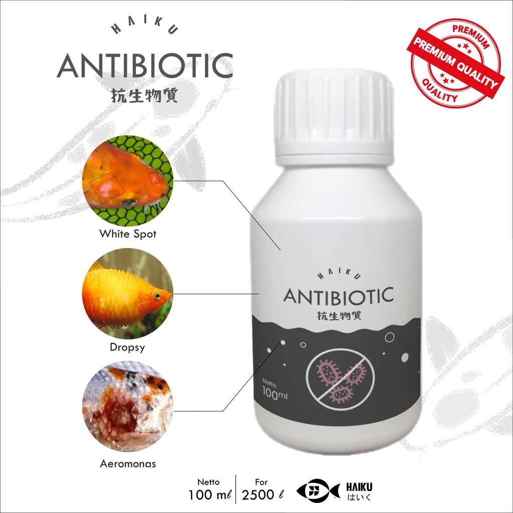 Jual Obat Antibiotik Ikan Hias Koi Obat Dropsy White Spot Aeromonas