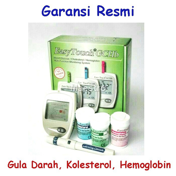 Jual Easy Touch Gchb Alat Cek Tes Gula Darah Kolesterol Hemoglobin Hb