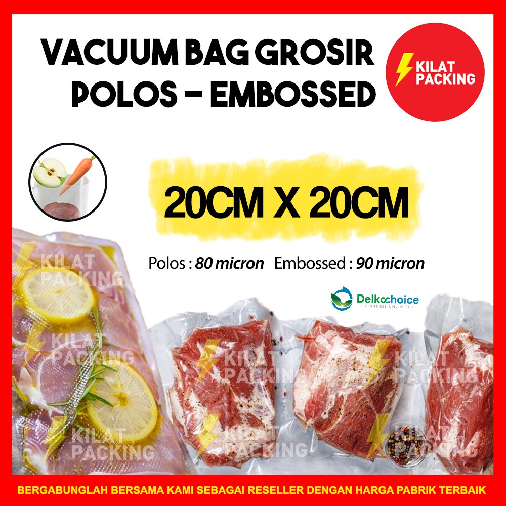 Jual Plastik Vacuum Vacum Vakum Makanan Tipe Polos X Shopee Indonesia