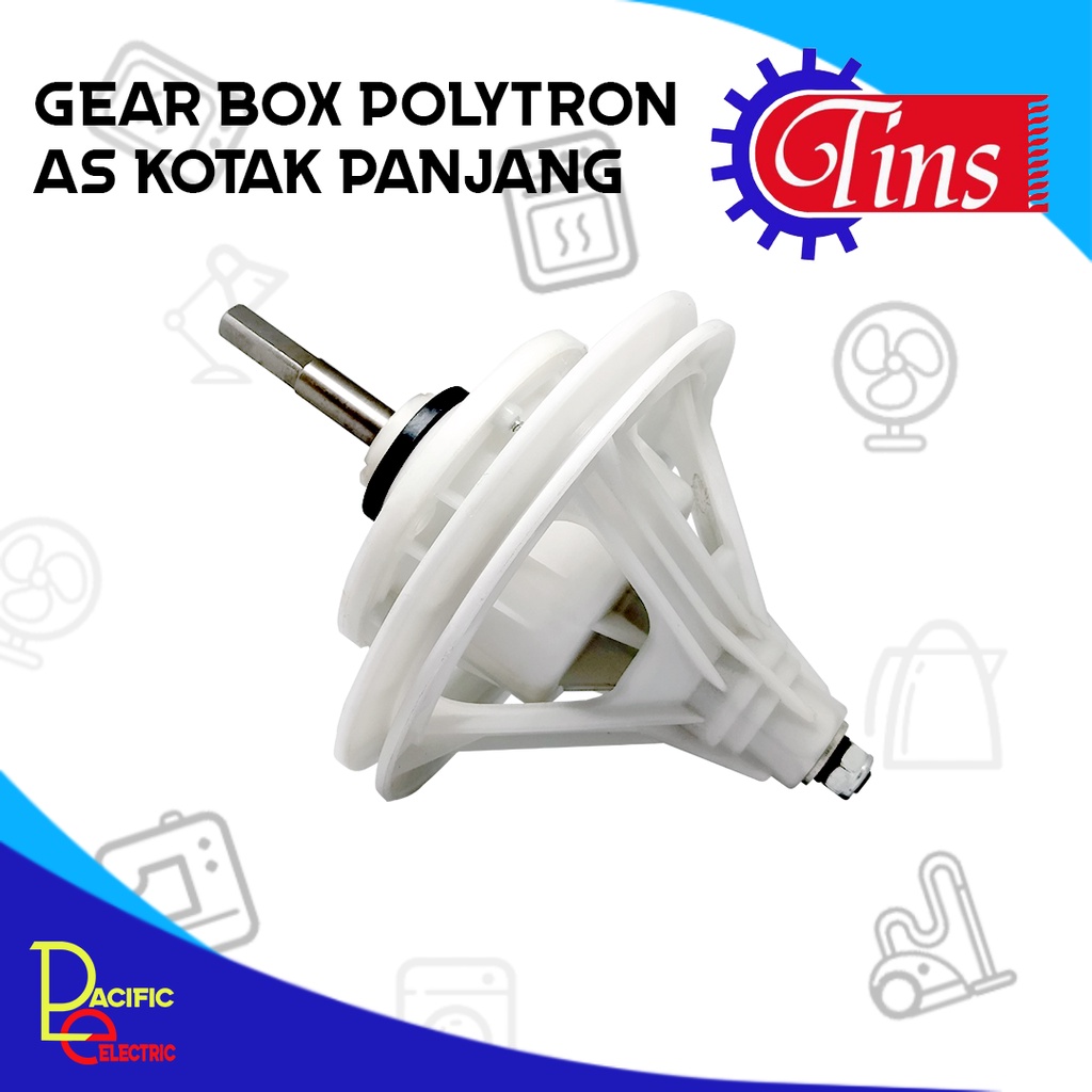 Jual GEAR BOX MESIN CUCI POLYTRON AS KOTAK PANJANG GEARBOX MESIN CUCI