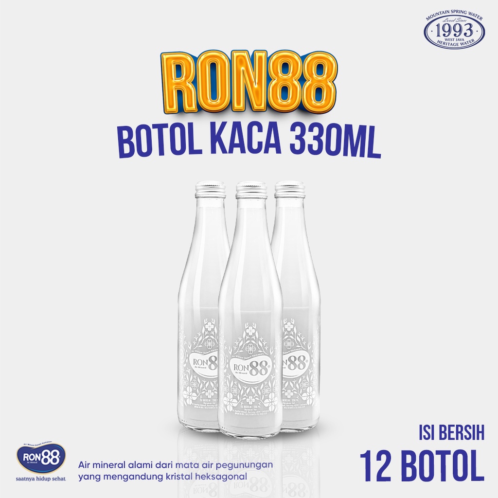 Jual Ron Air Minum Botol Kaca Ml Shopee Indonesia