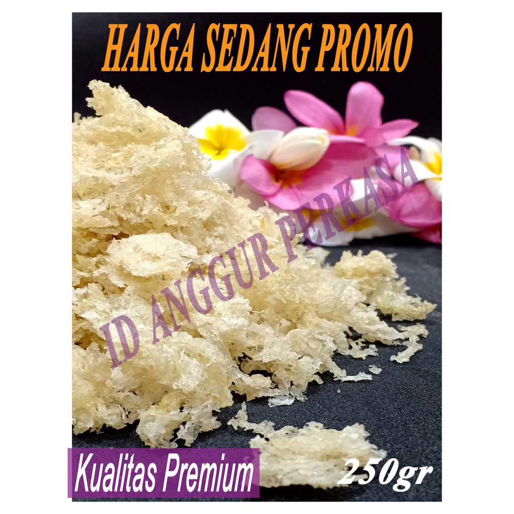 Jual 250GR SARANG BURUNG WALET HANCURAN ORIGINAL KUALITAS PREMIUM