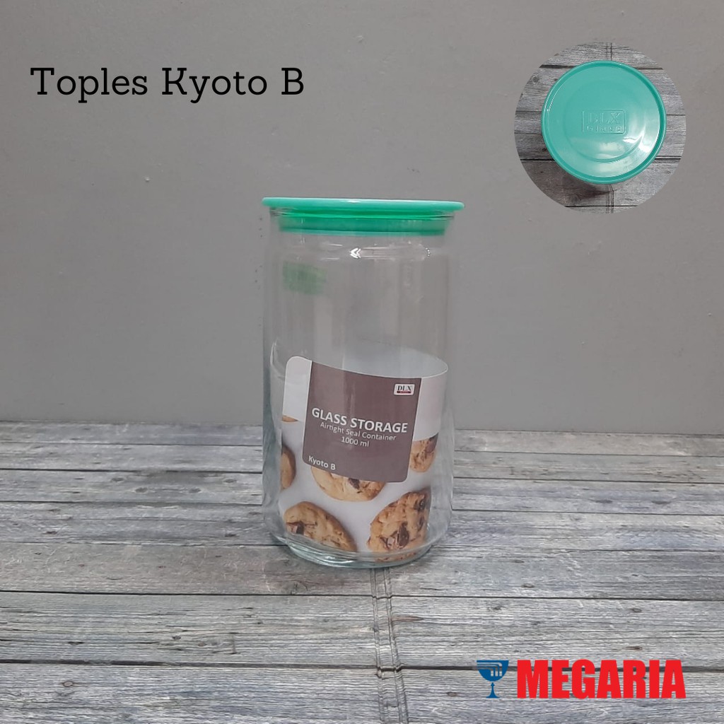 Jual Toples Dlx Kyoto B Kaca Liter Tutup Plastik Shopee Indonesia