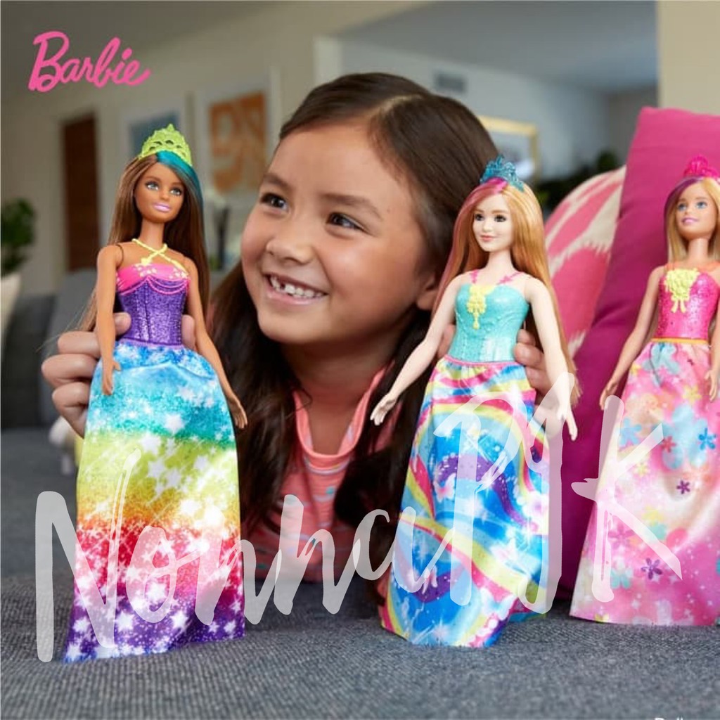 Jual Barbie Dreamtopia Princess Doll Brunette Curvy Or Blonde Shopee Indonesia