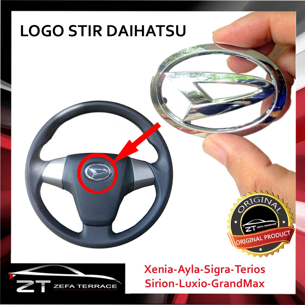 Jual Logo Emblem Stir Daihatsu Xenia Ayla Sigra Terios Sirion Luxio