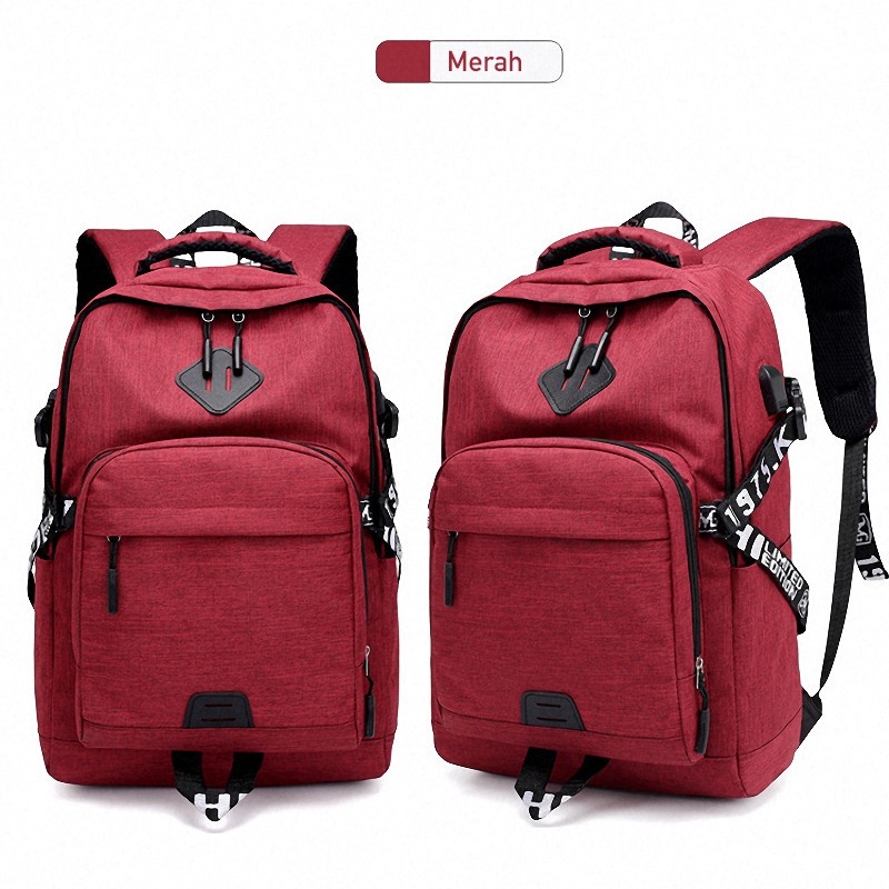 Jual Freeknight Tas Ransel Pria Usb Charge Tas Fashion Pria Tas Sekolah