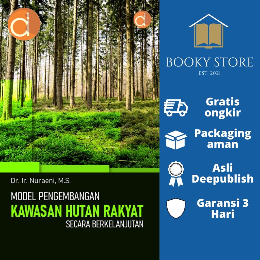 Jual Model Pengembangan Kawasan Hutan Rakyat Secara Berkelanjutan