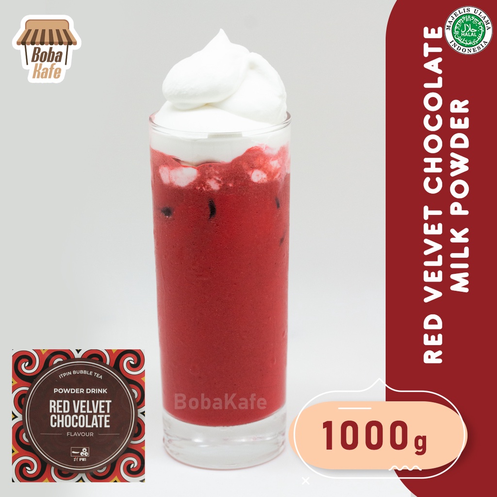 Jual Bubuk Minuman Rasa Red Velvet Red Velvet Milk Powder 1000gr