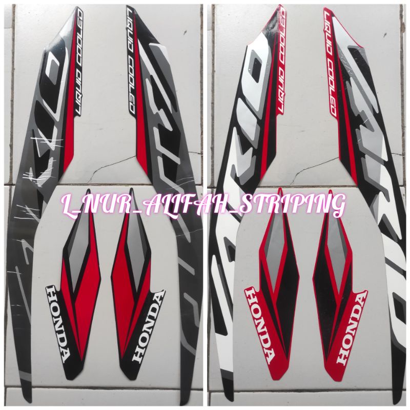 Jual Stiker Striping Lis Les Polet Body Motor Honda Vario Led