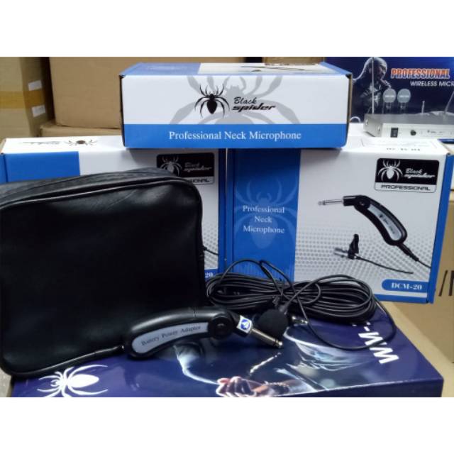 Jual Promo Mic Black Spider Dcm Clip On Shopee Indonesia