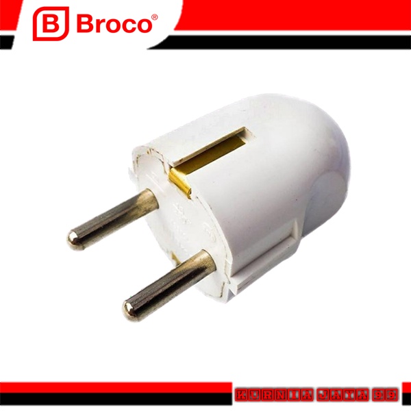 Jual BROCO STEKER ARDE 13310 COLOKAN BULAT PUTIH Shopee Indonesia