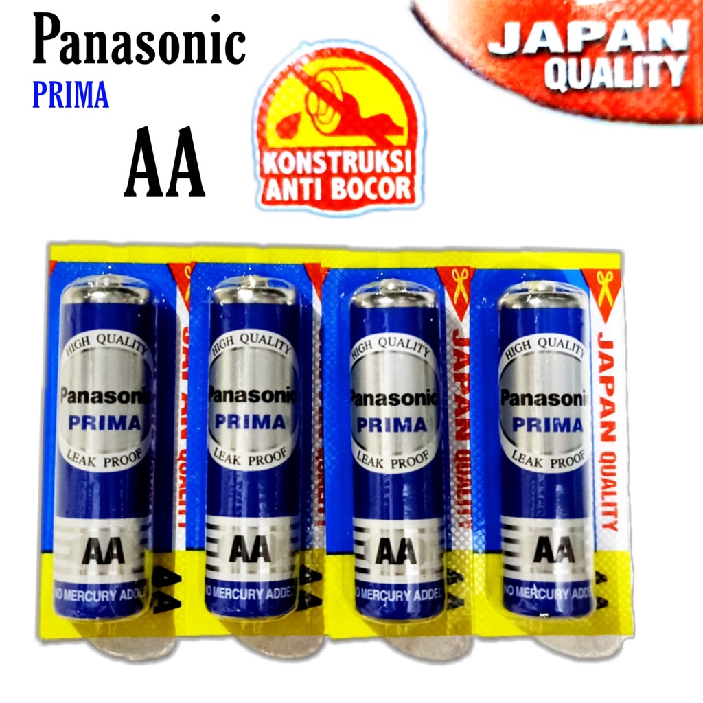 Jual Baterai Panasonic Prima Biru Aa Original Eceran Battery A