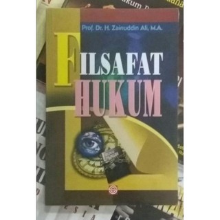 Jual Buku Filsafat Hukum Zainuddin Ali Sinar Grafika Shopee Indonesia