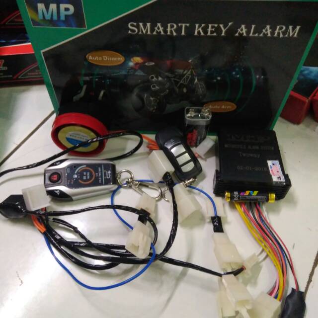 Jual Alarm Mp Smart Keyless Pnp Nmax Aerox Lexi Vario Beat Dll Komplit