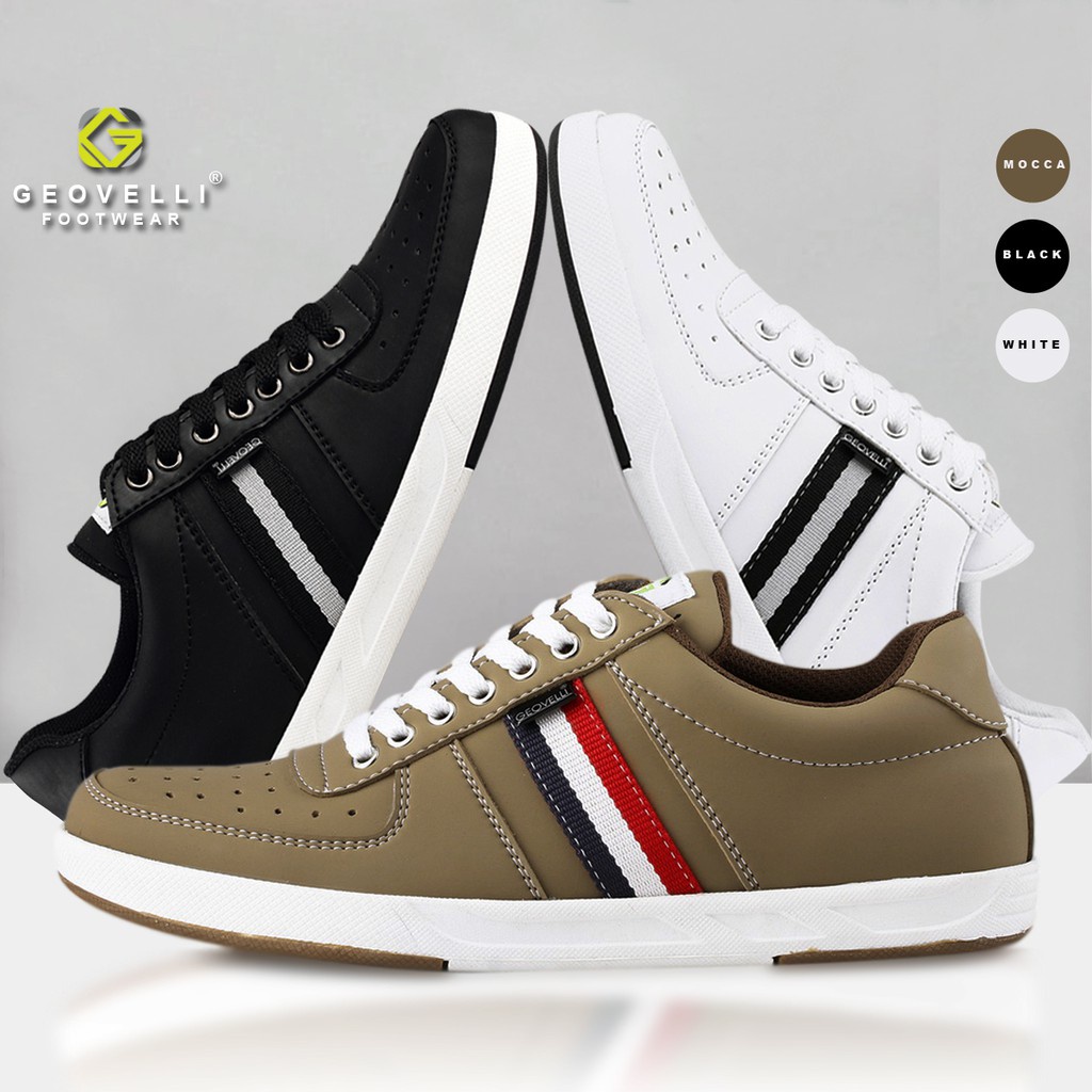 Jual Sepatu Running Geovelli Ori Sepatu Sneaker Sneker Pria Warna Hitam