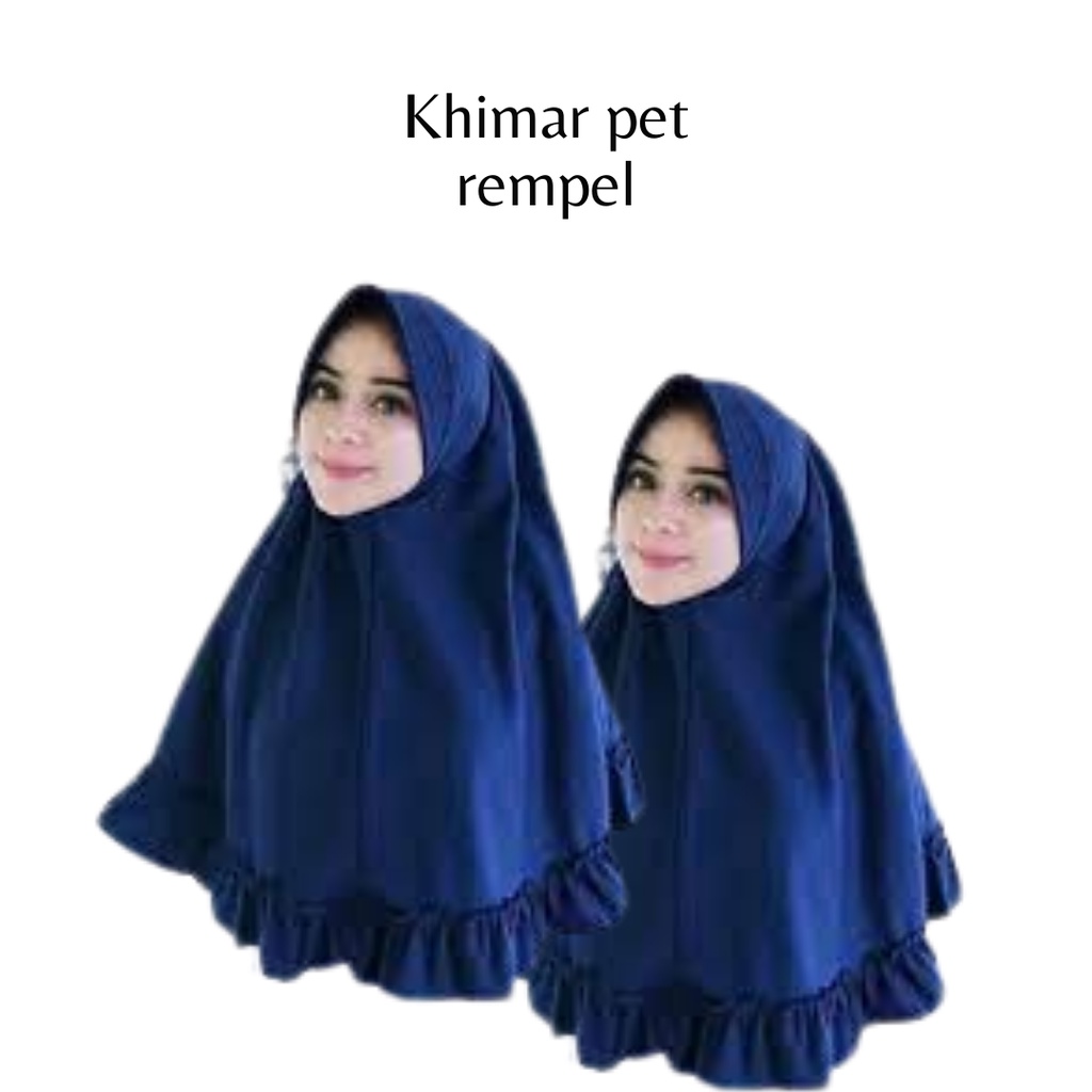 Jual Khimar Rempel Antem Khimar Pet Rempel Jilbab Wolfis Kerudung