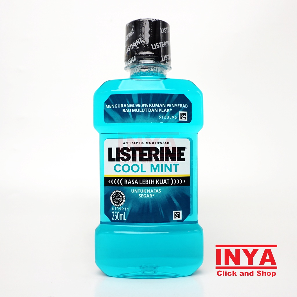 Jual LISTERINE COOL MINT ANTISEPTIC MOUTWASH 250ml Obat Kumur