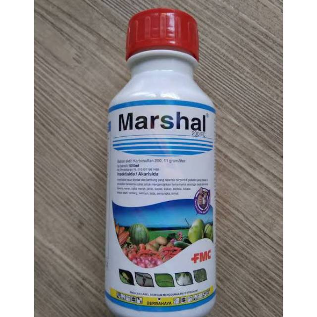 Jual 500ml INSEKTISIDA AKARISIDA MARSHAL 200EC KEMASAN 500 ML