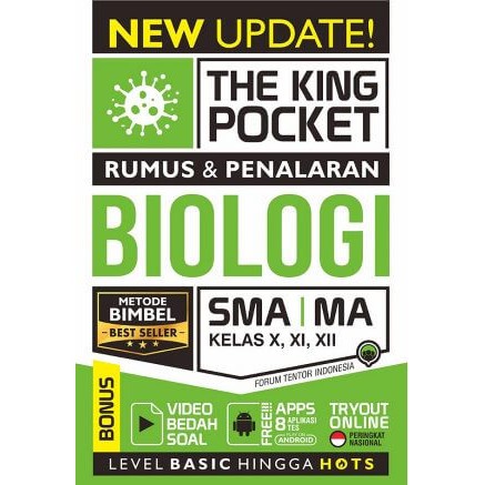 Jual Buku Soal Rumus Biologi Sma The King Pocket New Update Shopee