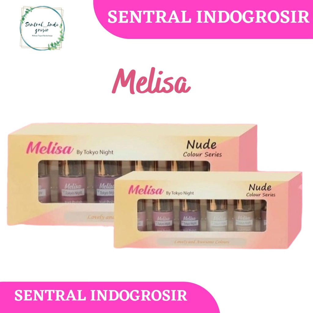 Jual Kutek Melisa Nail Polish Nude 10ml Shopee Indonesia