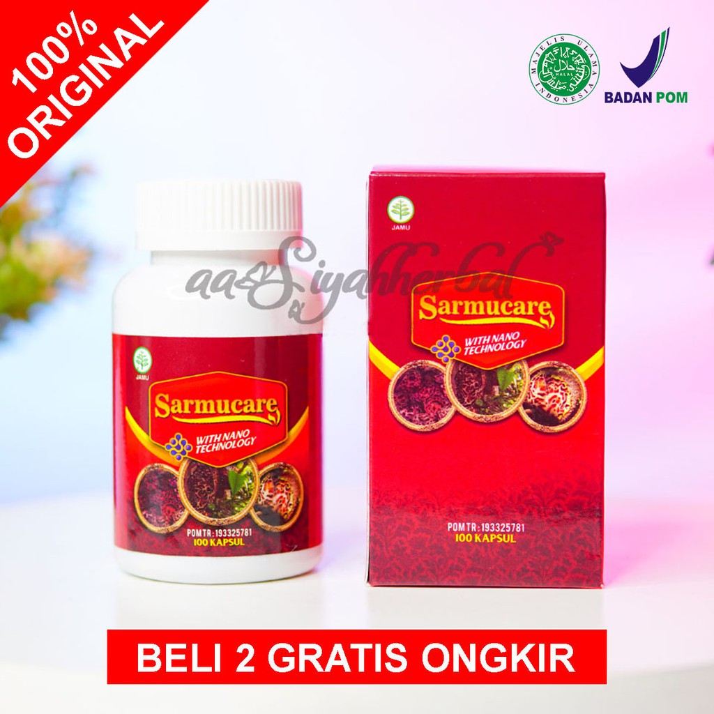 Jual Obat Hepatitis Herbal Sarmucare Kapsul Original Sarang Semut