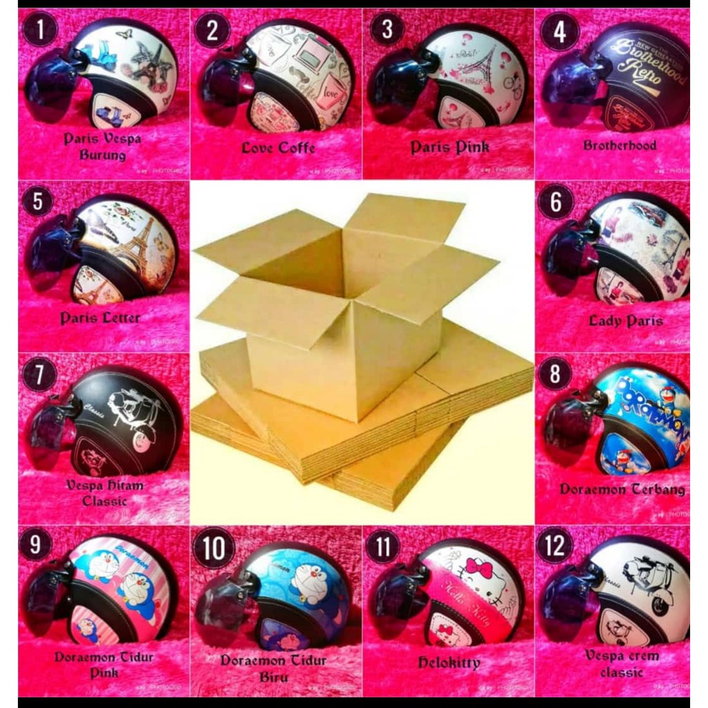 Jual Terlaris Helm Sni Jp Double Visor Kaca Cx Centro Free Box