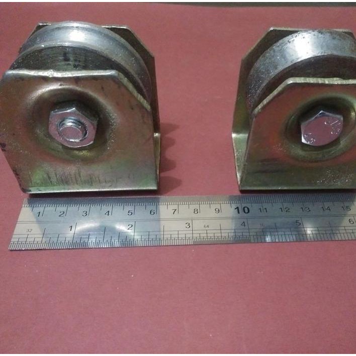 Jual Unik Roda Pagar Besi As Ukuran Cm Rel Bulat U Besi Stainless