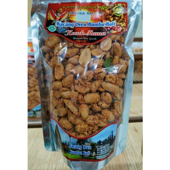 Jual KACANG OVEN BUMBU BALI KECAK MAMA 150GR OLEH OLEH ASLI KHAS BALI