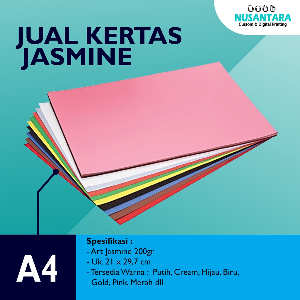 Jual Kertas A Kertas Jasmine Cream Isi Pcs Shopee Indonesia