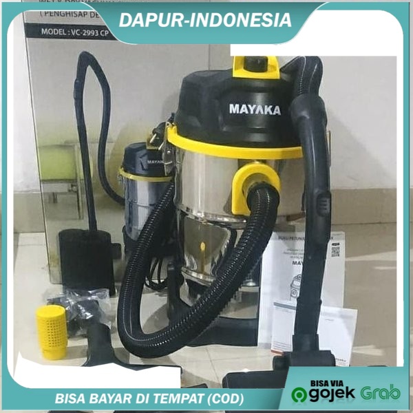 Jual Promo MAYAKA VC 2993 CP Vacum Cleaner Utk Basah Dan Kering Wet And