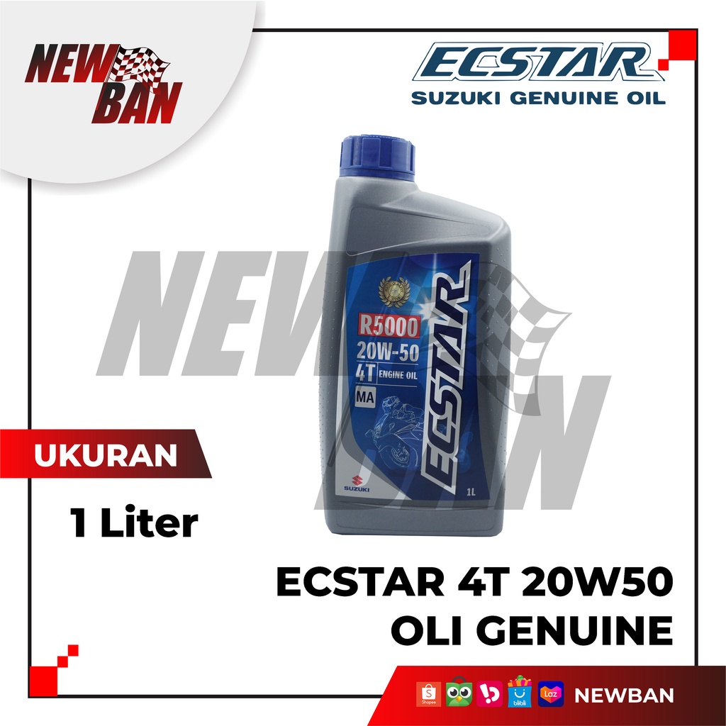 Jual Oli Mesin Motor Sgo Ecstar R T Suzuki Genuine Oil W Ma