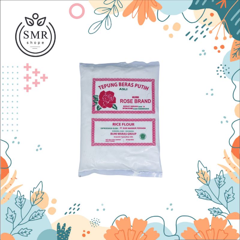 Jual Tepung Beras Putih Rose Brand Sachet 200gr 500gr Rice Flour Rose