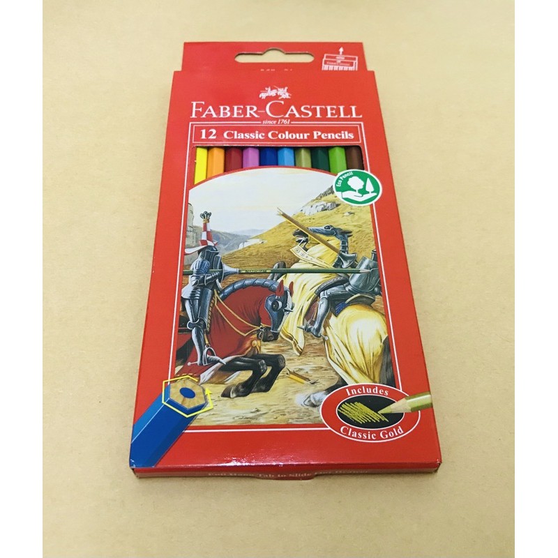 Jual Pensil Warna Faber Castell 12 Classic Panjang Shopee Indonesia