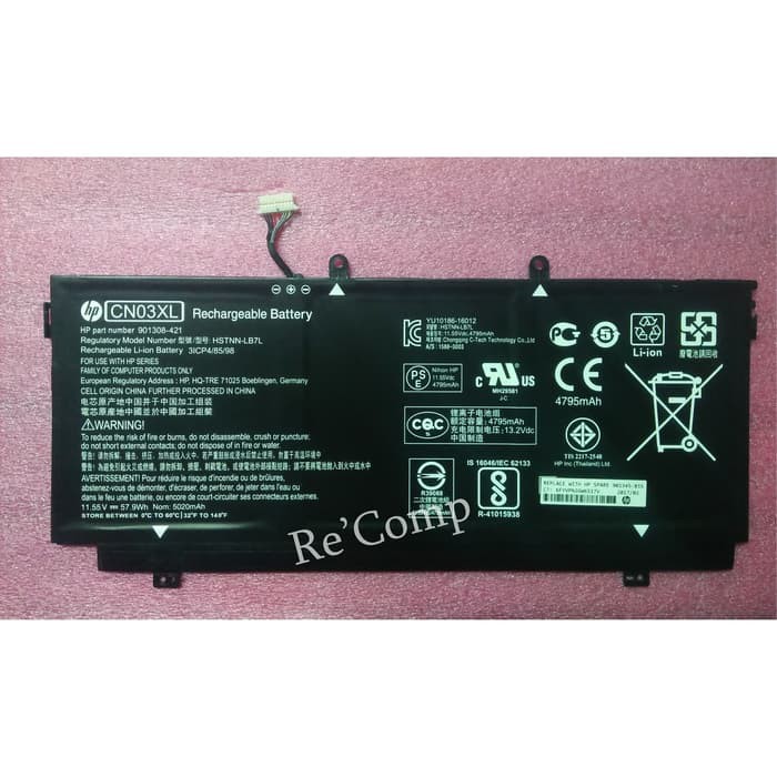 Jual Baterai Battery Ori Hp Spectre X W Ac Series Sh Xl