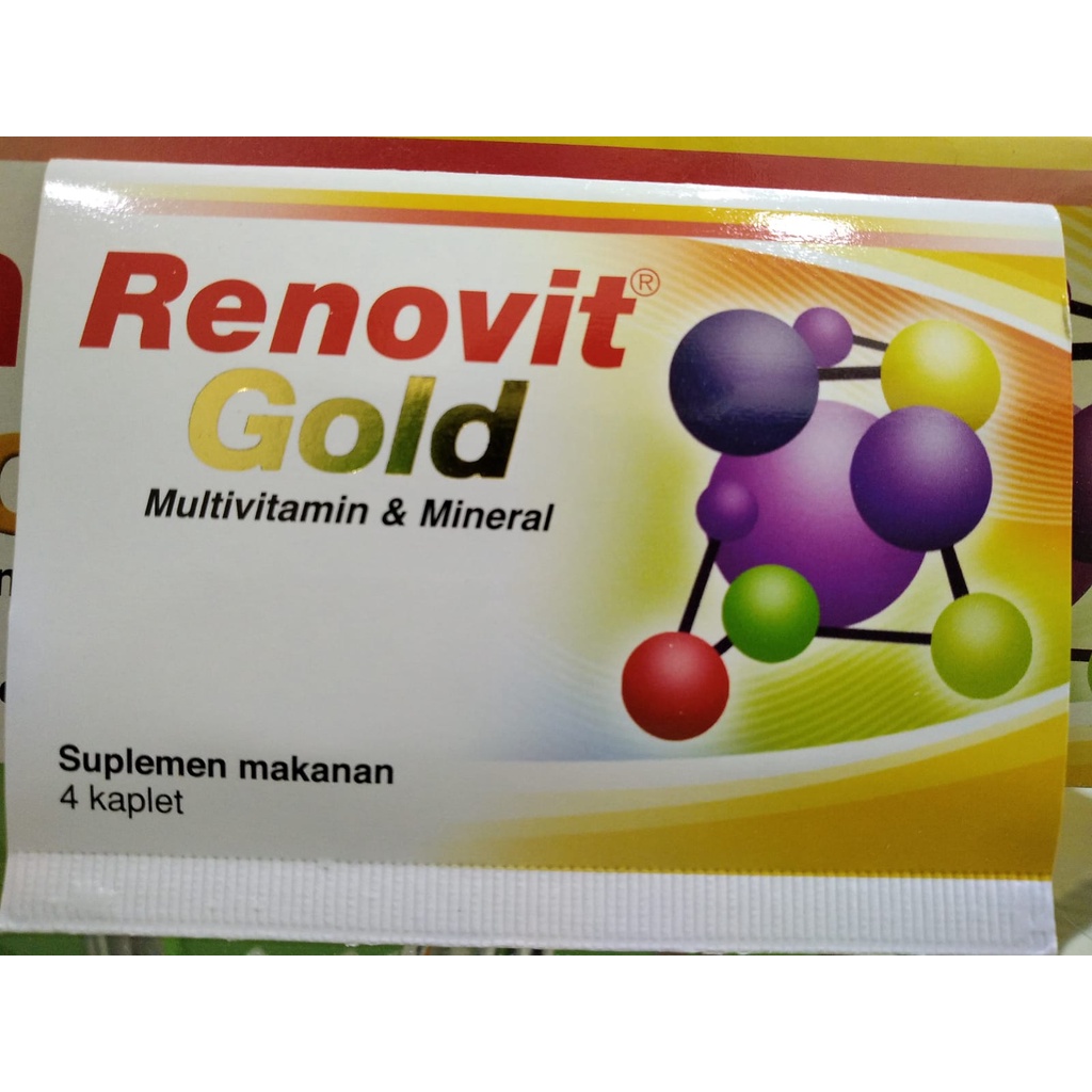 Jual RENOVIT GOLD CAPL 4S STRIP 25S Per Strip Shopee Indonesia