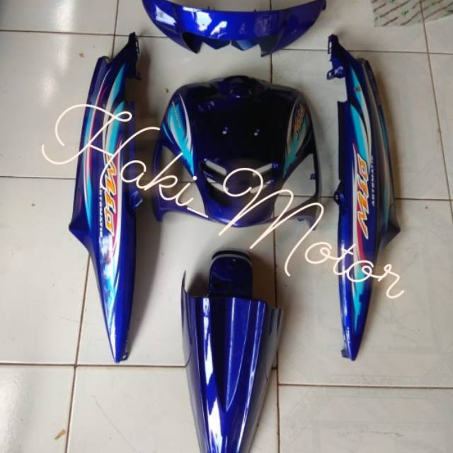 Jual FULL BODY ALUS YAMAHA MIO SPORTY BIRU Shopee Indonesia